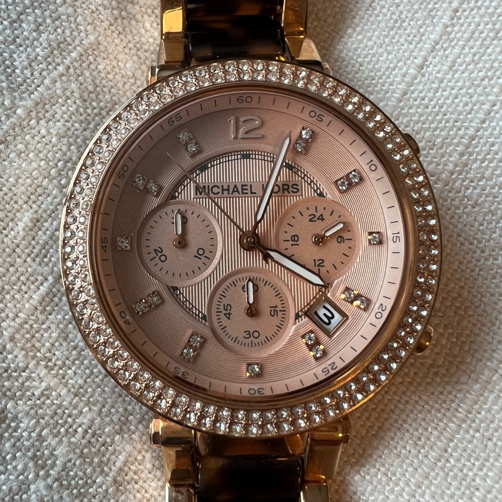 Michael Kors Tortoise Watch